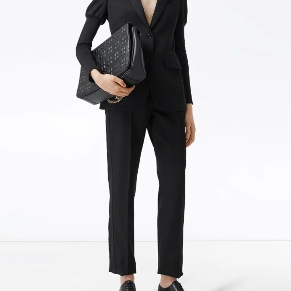Burberry Black Tailored Trousers